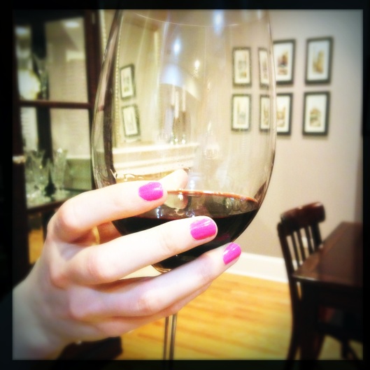 Essie's Mod Square is a new favorite polish color of mine (it goes great with red wine...in case you were wondering)